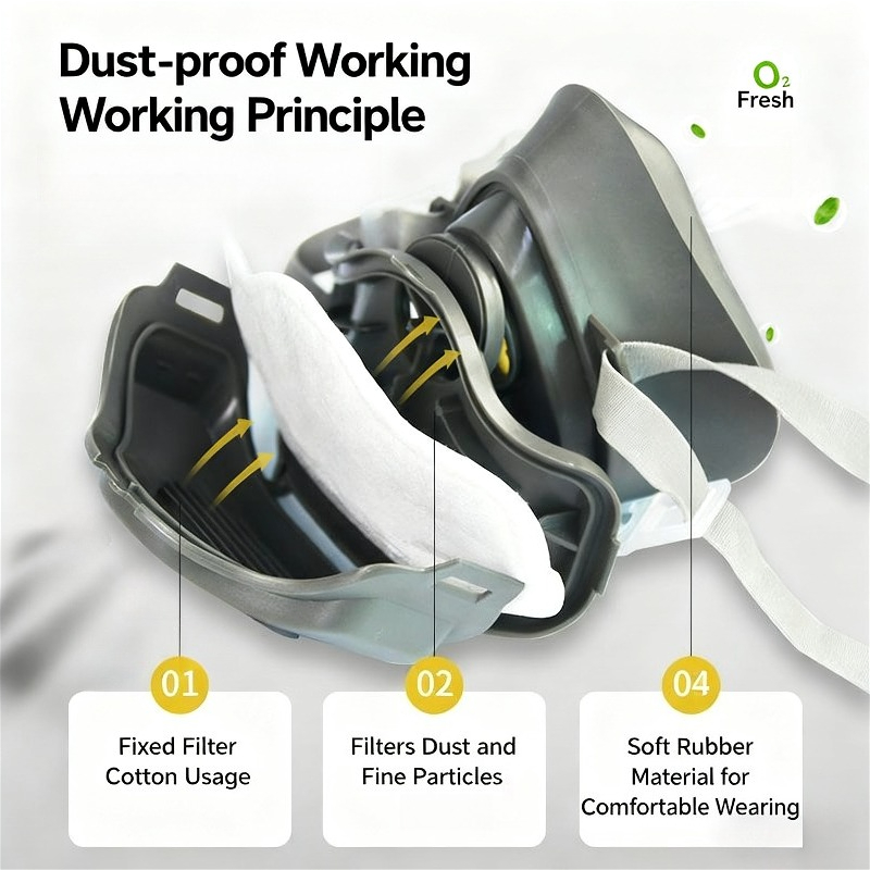 Dust Respirator Dust-Proof Wor - огляд і ціна Respirator Half Face