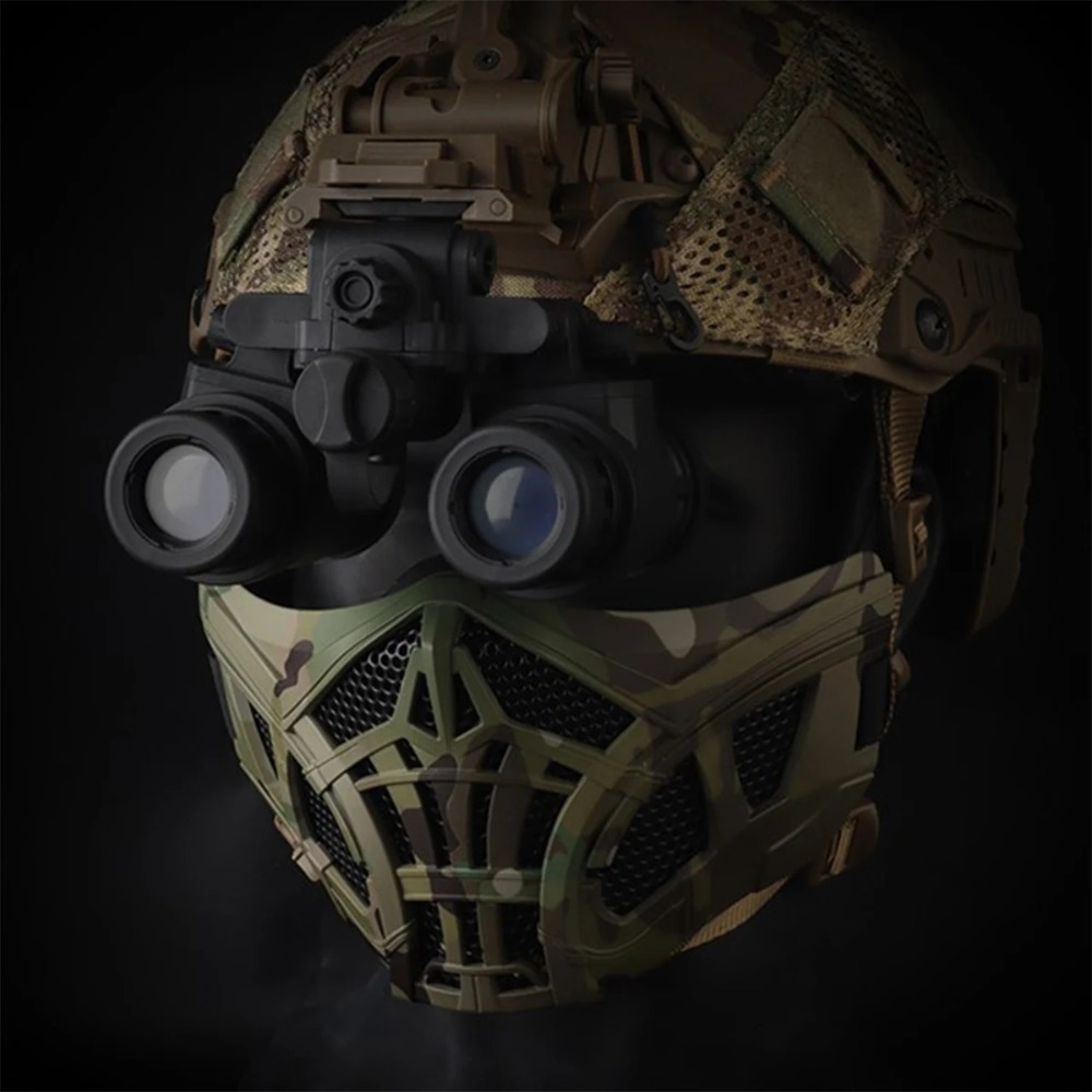 Tactical Airsoft Half Face Mas - огляд і ціна Respirator Half Face