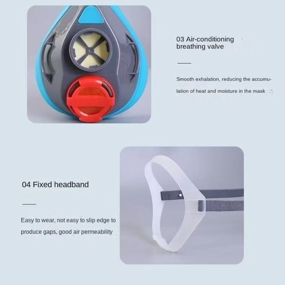 Silicone Dustproof Half Mask R - огляд і ціна Respirator Half Face