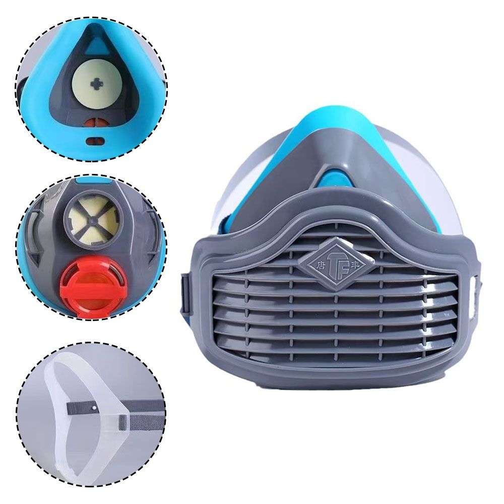 Silicone Dustproof Half Mask R - огляд і ціна Respirator Half Face