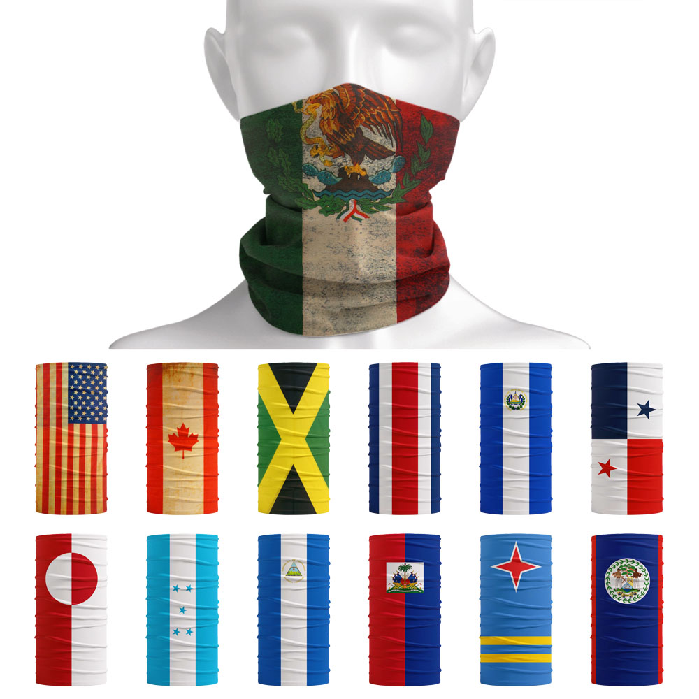 North America National Flags B - огляд і ціна Neck Gaiter Face Cover