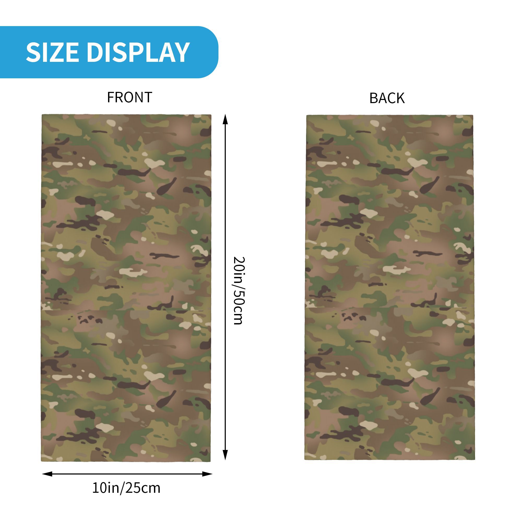 Custom Military Camouflage Pat - огляд і ціна Neck Gaiter Face Cover