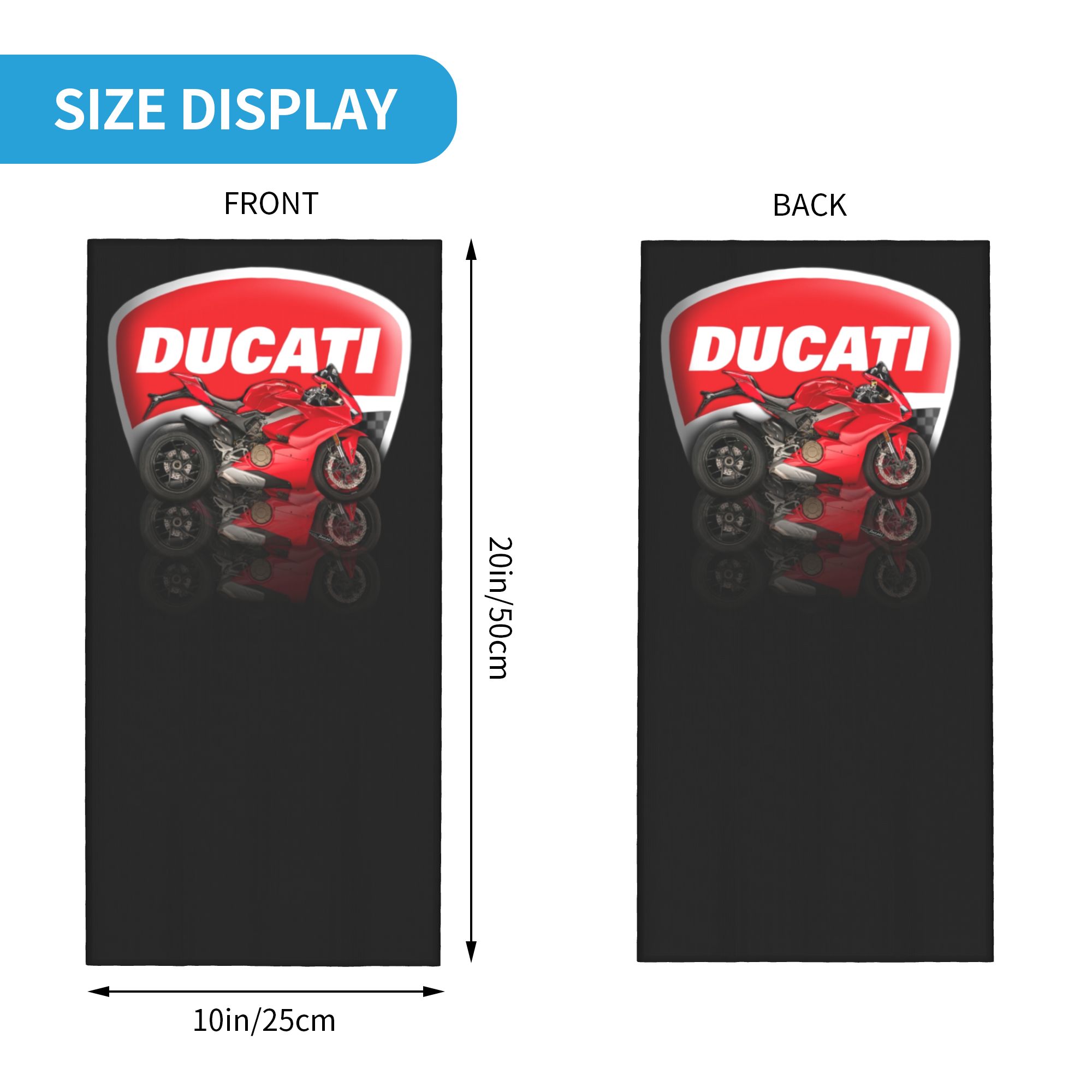 Custom Speed Ducatis Racing Ba - огляд і ціна Neck Gaiter Face Cover