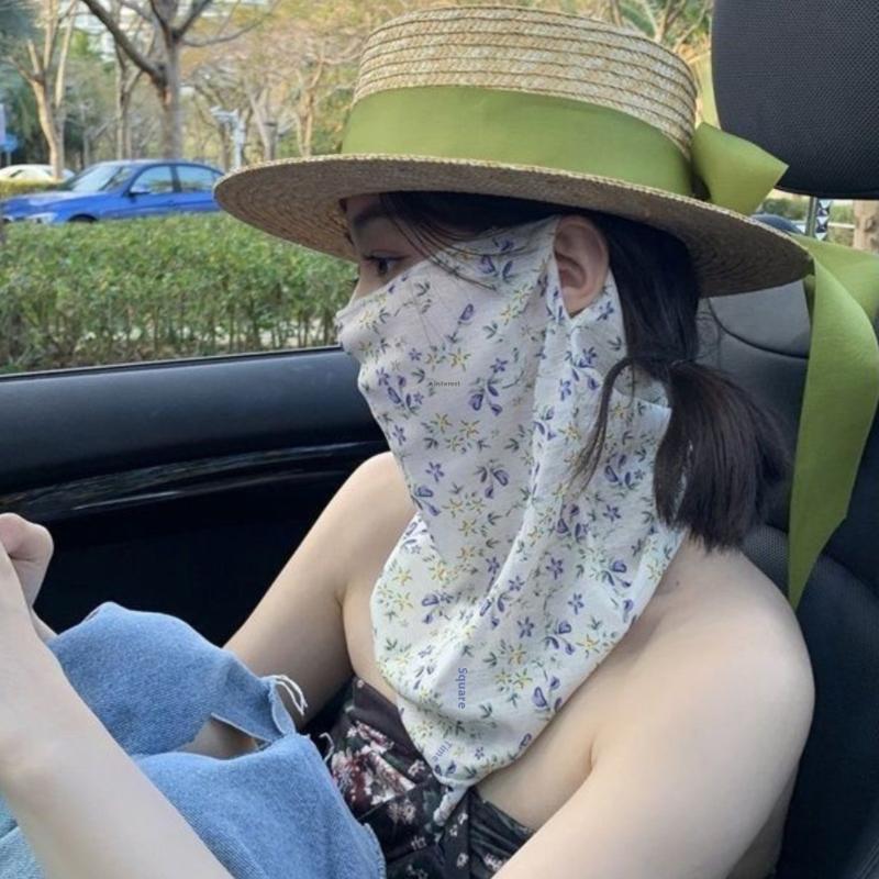●Flowers Summer Sunscreen Mask - огляд і ціна Kids Face Mask