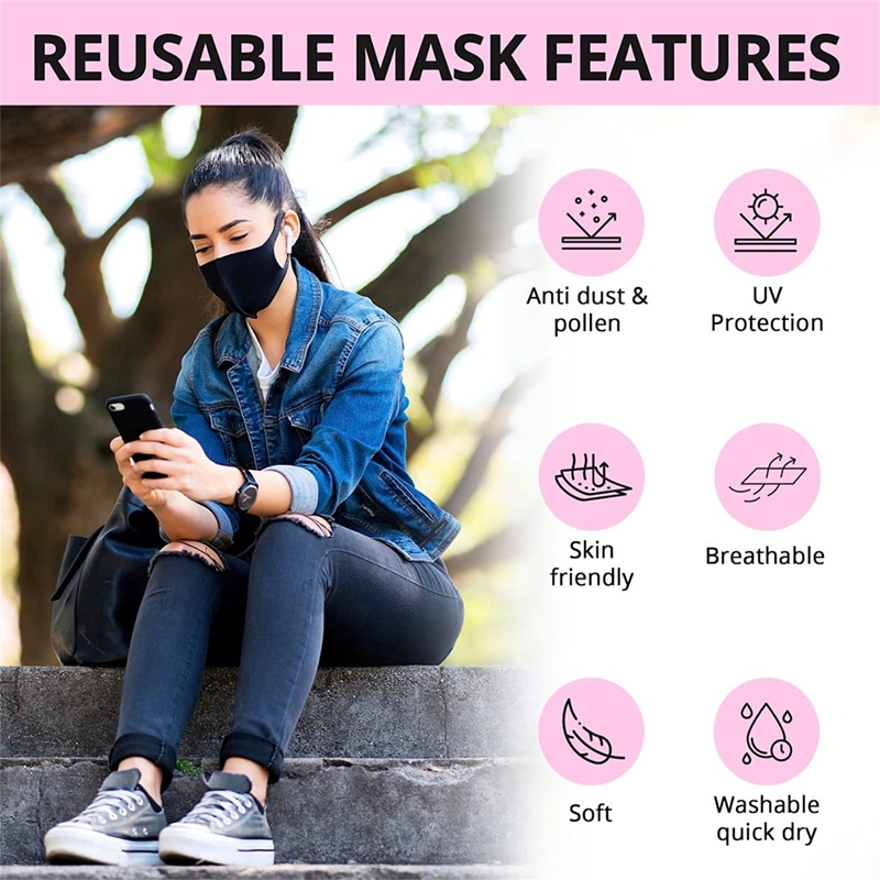 5/10PCS Fashion Solid Earloop  - огляд і ціна Kids Face Mask