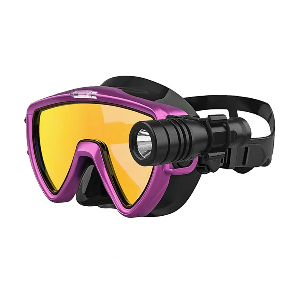 Scuba Diving Mask with Flashli - огляд і ціна Silicone Mask Bracket
